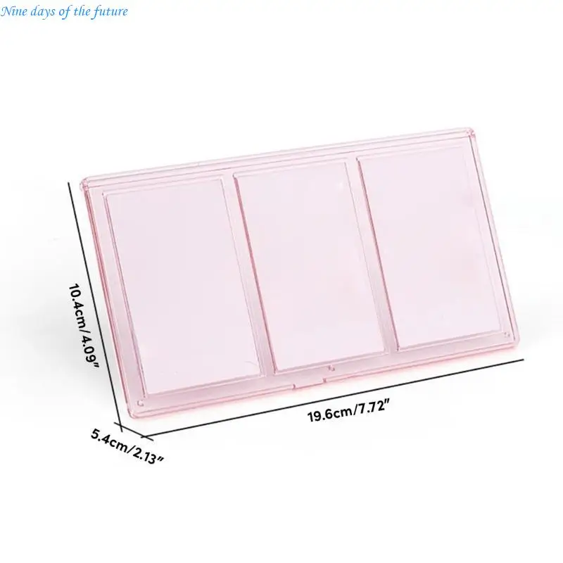 Stylish 3 Inch Camera Frame Three Photo Storage Display Platform Stars Small Card Photo Box E65A