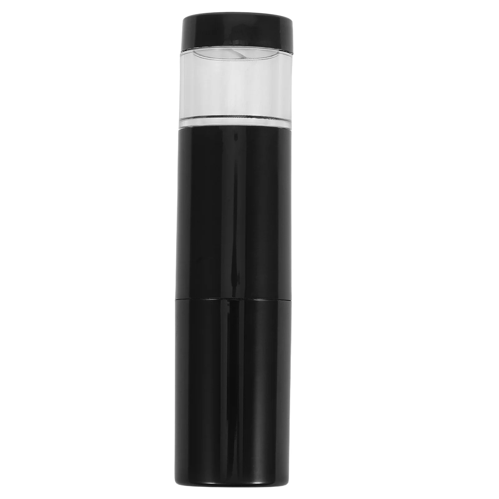 Brush Applicator For Face Powder Blush Retractable Small Makeup Brush With Cover Portable Travel Size Black For Daily Party