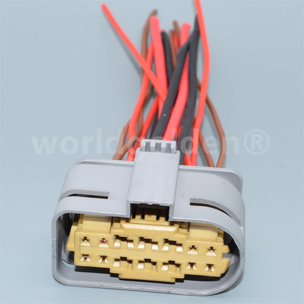 worldgolden 14pin 1.5mm/3.5mm Car assembly cable housing plug wiring harness female connector A0525456026