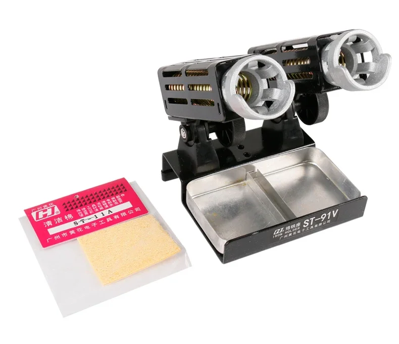 

St-91V Soldering Iron Support Stand Station Metal Base Iron Stand with Sponge