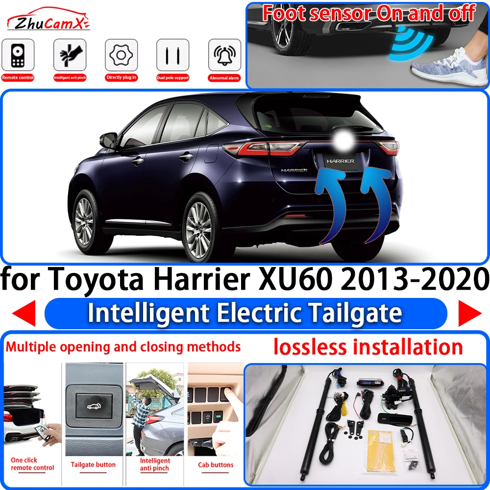 ZhuCamX for Toyota Harrier XU60 2013-2020 Power Liftgate Trunk Electric Suction Tailgate Intelligent Tail Gate Lift Strut System