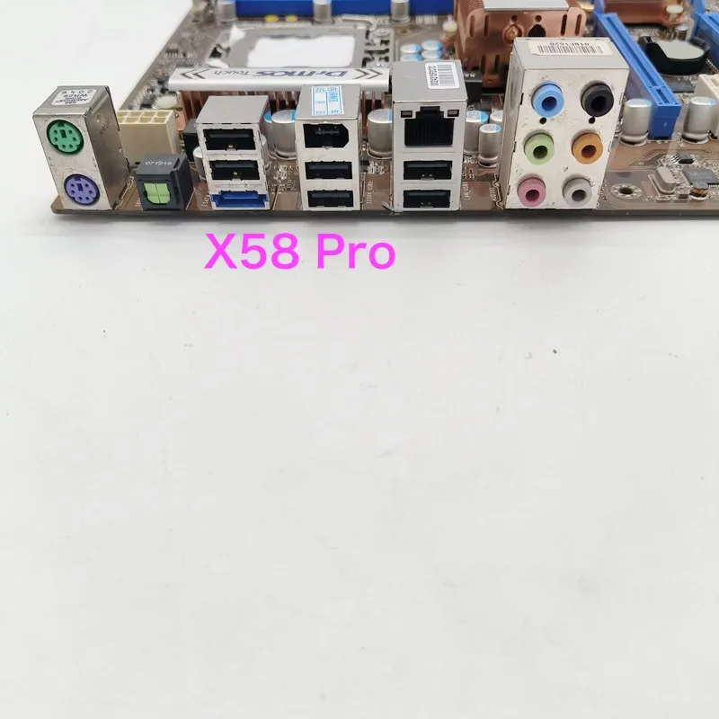 Suitable For MSI X58 Pro Motherboard MS-7522 VER:3.1 LGA 1366 DDR3 Mainboard 100%tested fully work Free Shipping