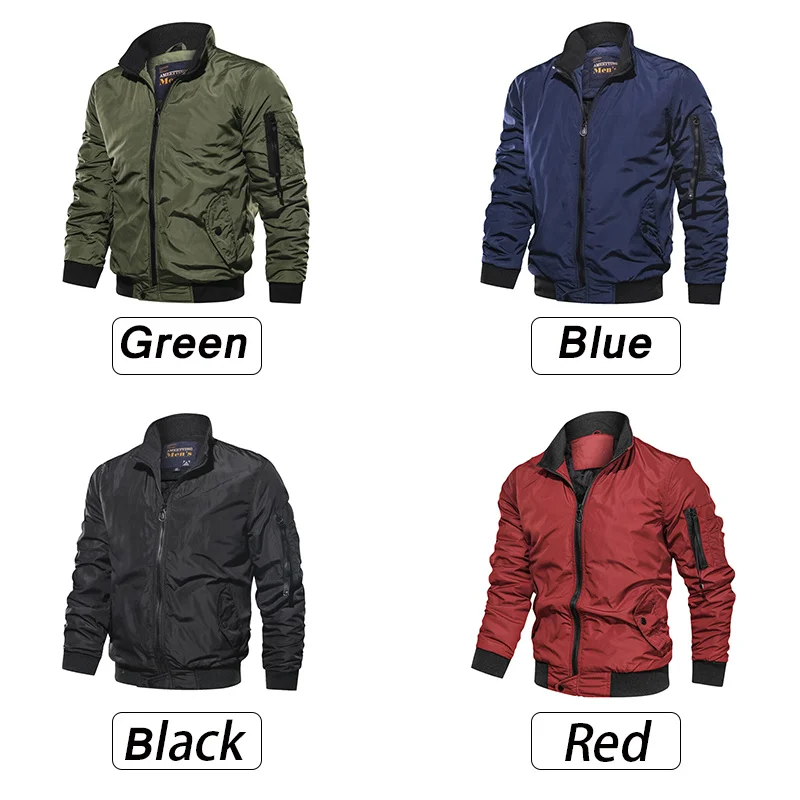 

2023 New Men Military Jackes Coat Mens Autumn Winter Bomber Jackets Casual Outdoor Windproof Army Jacket Male 5XL Plus Size