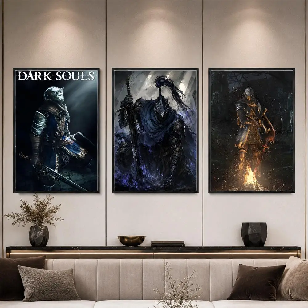 Game Dark Souls Artorias Undead Knight Poster HD PP Waterproof Eco-Friendly For Kitchen Bathroom Wall Art Bedroom Home Decor