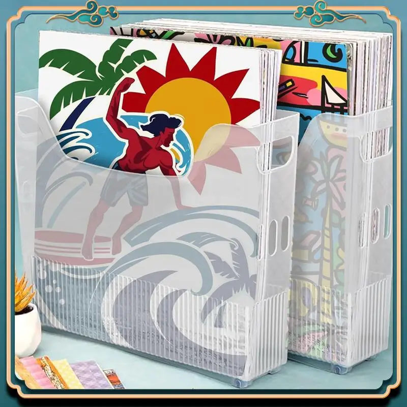 (Новинка) — 4 шт., 12 х 12 дюймов для хранения бумаги, Хранение бумаги для скрапбукинга с колесами, Хранение бумаги для скрапбукинга, бумага 12 х 12 дюймов