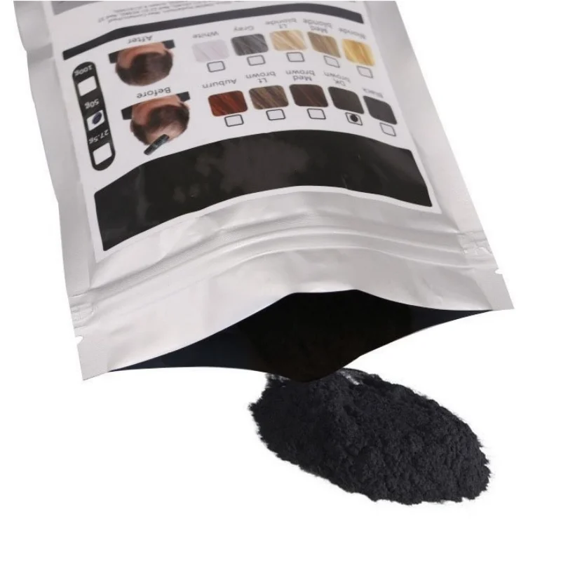 

10pcs Hair Fibers Keratin Hair Building Fiber Powder Instant Hair Growth Thickening Fiber Refill Bag Bald Extension Care Product
