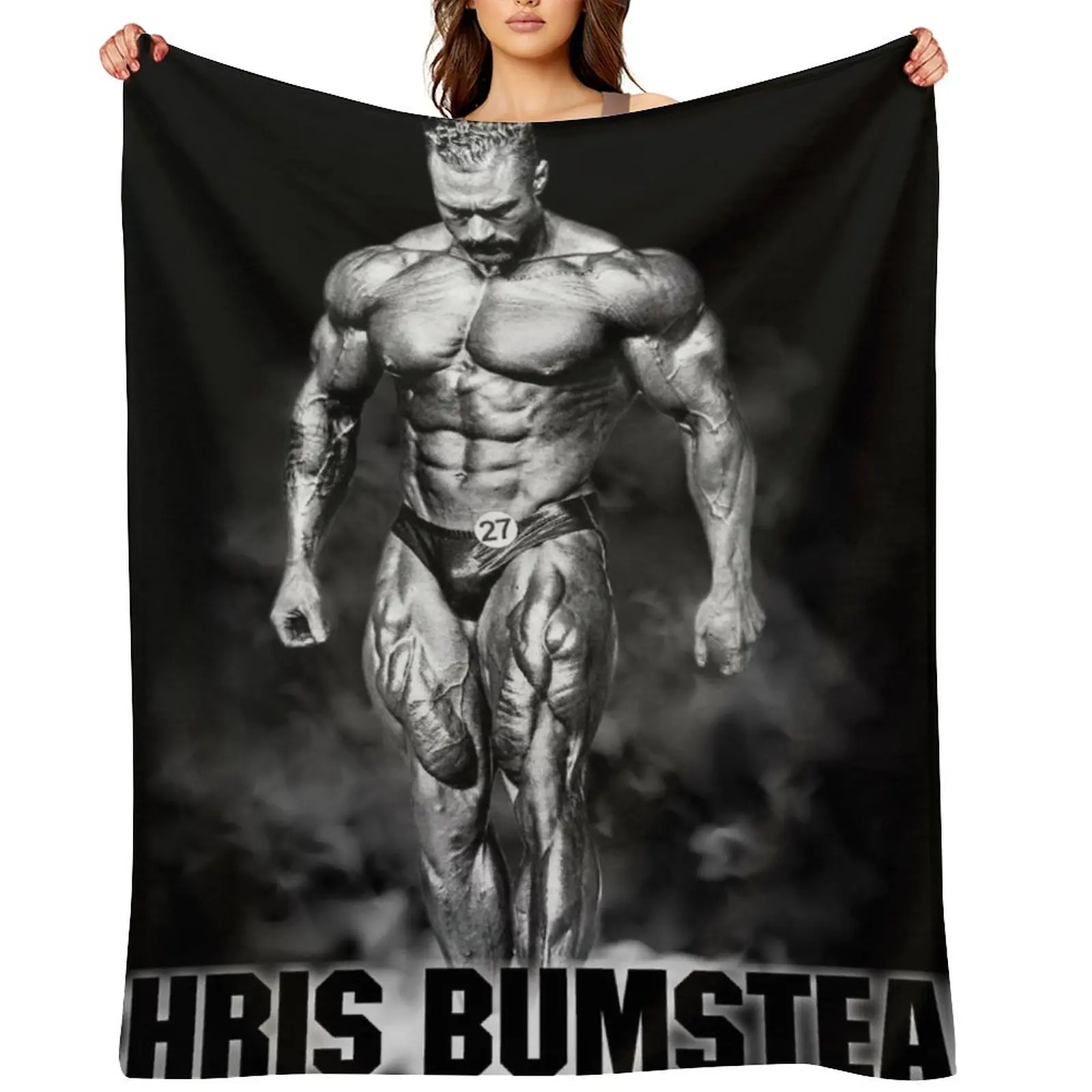 Chris Bumstead CBum Bodybuilder Throw Blanket for sofa christmas decoration Personalized Gift Winter beds Blankets