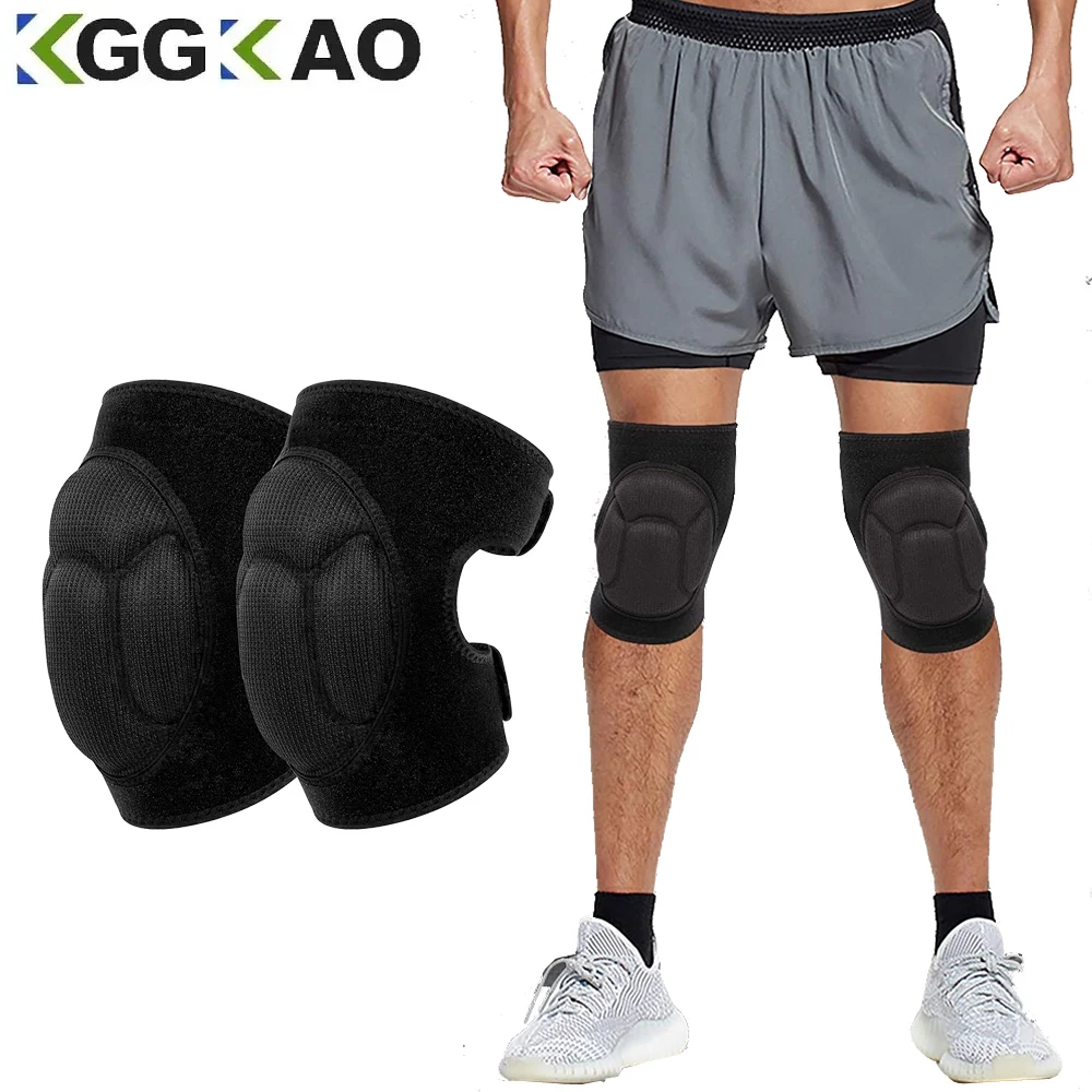 Knee Pads for Cleaning House Floors,Gardening Work, Roofing,kneepads with Soft Inner Liner, Adjustable knee pads Suitable Garden
