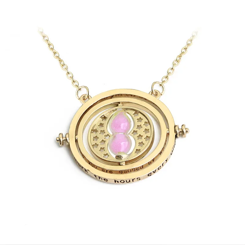 Neuer Harry Potter Goldener Schnatz Zeitmesser Sanduhr 360° Drehbar Cosplay-Requisiten Astronomischer Zeitwandler für Fans der Zauberschule