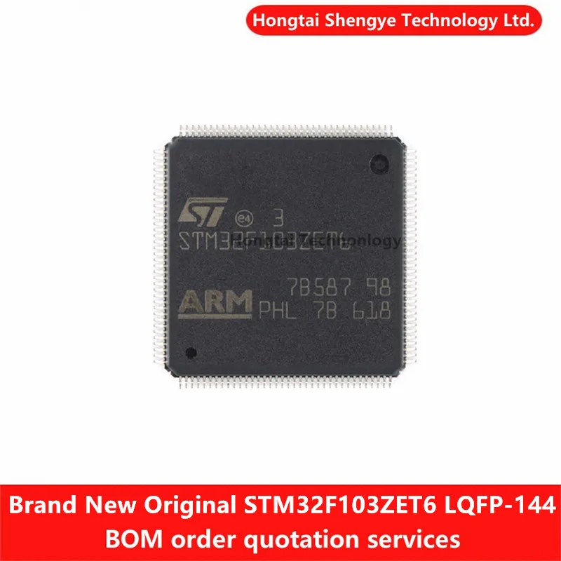 New and Original STM32F103ZET6 LQFP-144 ARM Cortex-M3 32-bit Microcontroller MCU