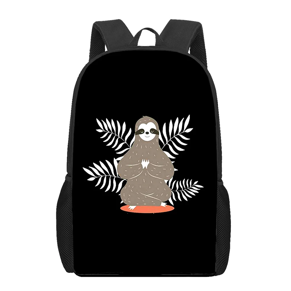

Folivora sloth slow lovely 3D Print School Bag Set for Teenager Girls Primary Kids Backpack Book Bags Children Bookbag