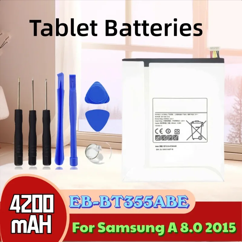 Аккумуляторы EB-BT355ABE 3.8V 4200mAH для планшетов Samsung A 8.0 2015/P350/T350/T351/T355