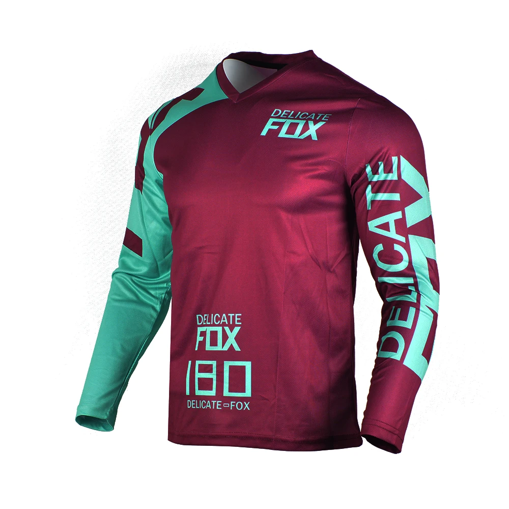 

ATV Jersey Motocross Enduro MX Long Sleeve MTB Bike Willbros Motorcycle Motorbike T-shirt For Men