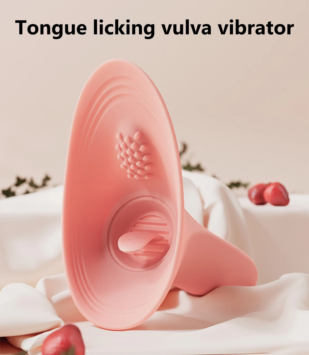 Tongue Licking Vibrator For Women G spot Clitoral Stimulator Rechargeable Nipple Female Masturbator Mini Clit Sex Toy for Women