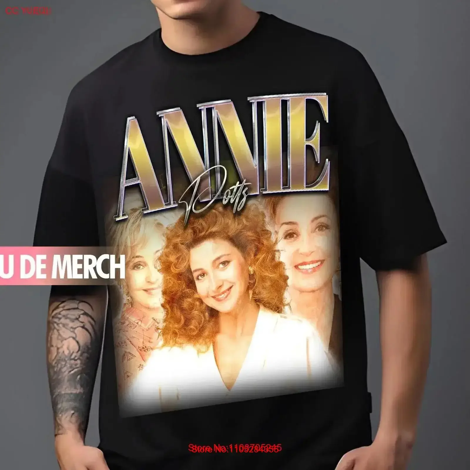 ANNIE POTTS TEES Vintage T Shirt 90s Tribute Merch Retro Fans vintage Washed Comfortable Casual Breathable