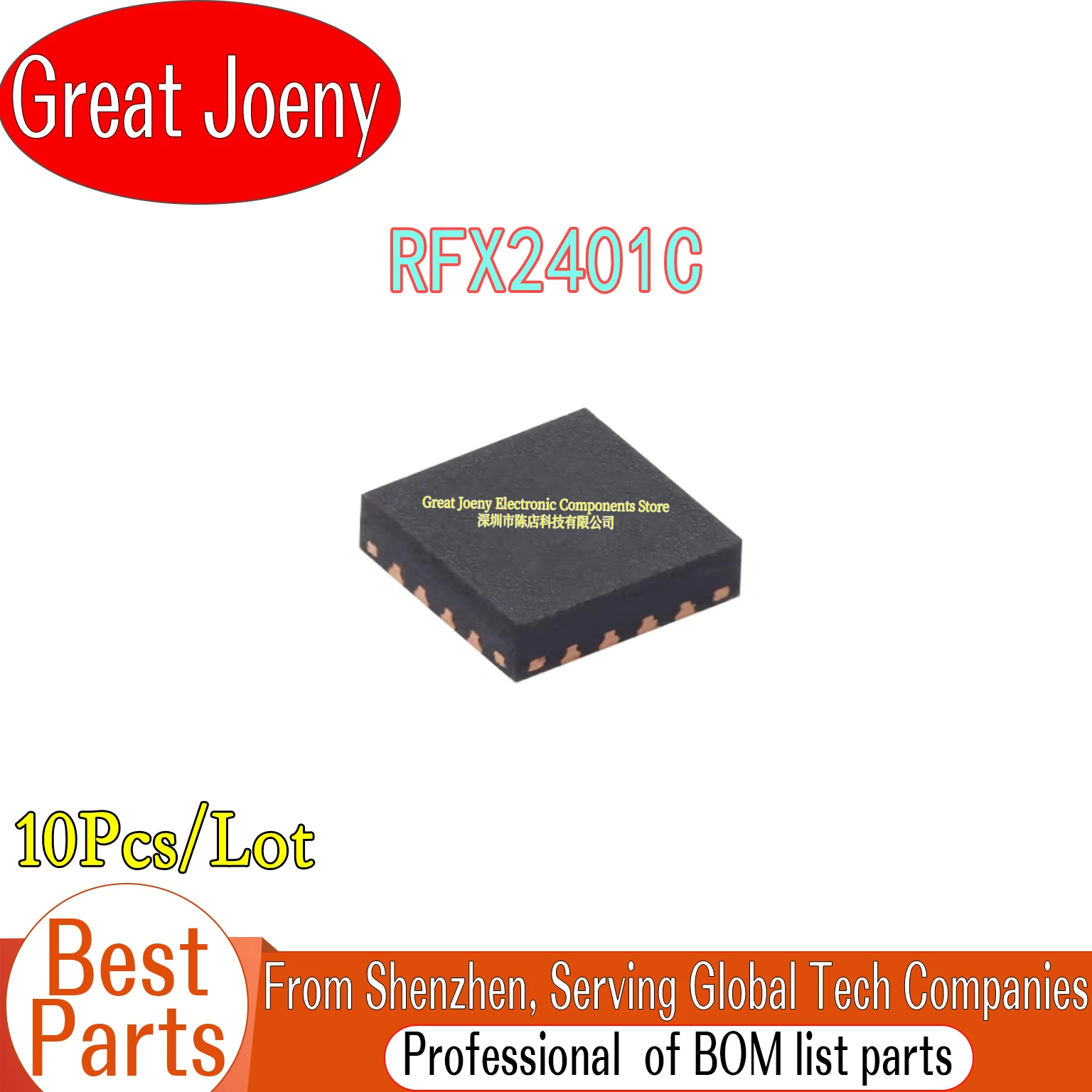 

(10 Piece)100% New 2401C RFX2401C IC Chipset QFN-16