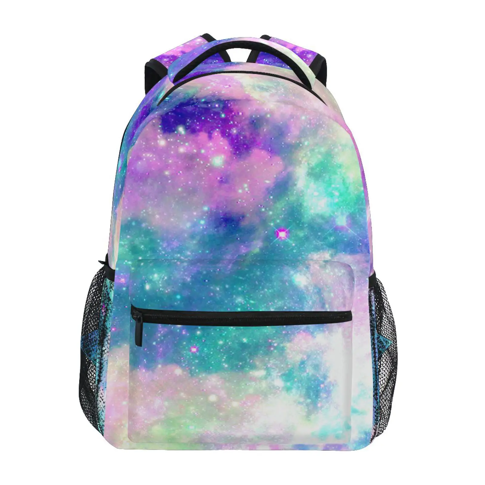 

2023 Large Capacity Backpack Women Laptop Backpacks Rainbow Nebula Cloud Galaxy School Bags Teen College Grils Student Backpack