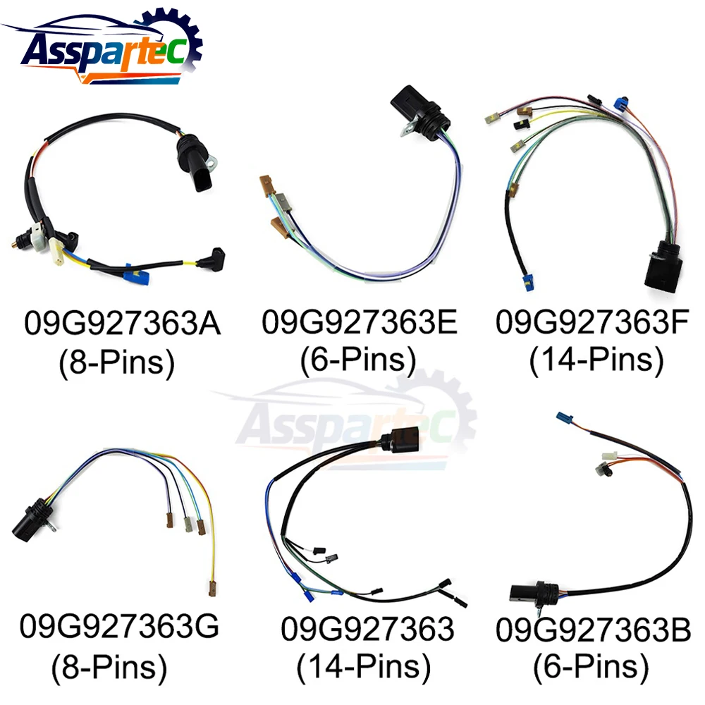 

09G Automatic Transmission Harness 09G927363F For Volkswagen For Audi Wire 09G927363 09G927363B 09G927363G 09G927363E 09G927363A