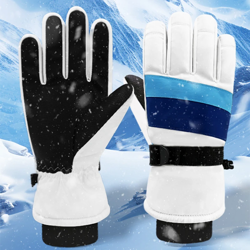 

Winter Skiing Warm Gloves with Sensitive Touch Screen Thickened Waterproof Wear-resistant Wind-proof and Cold-proof