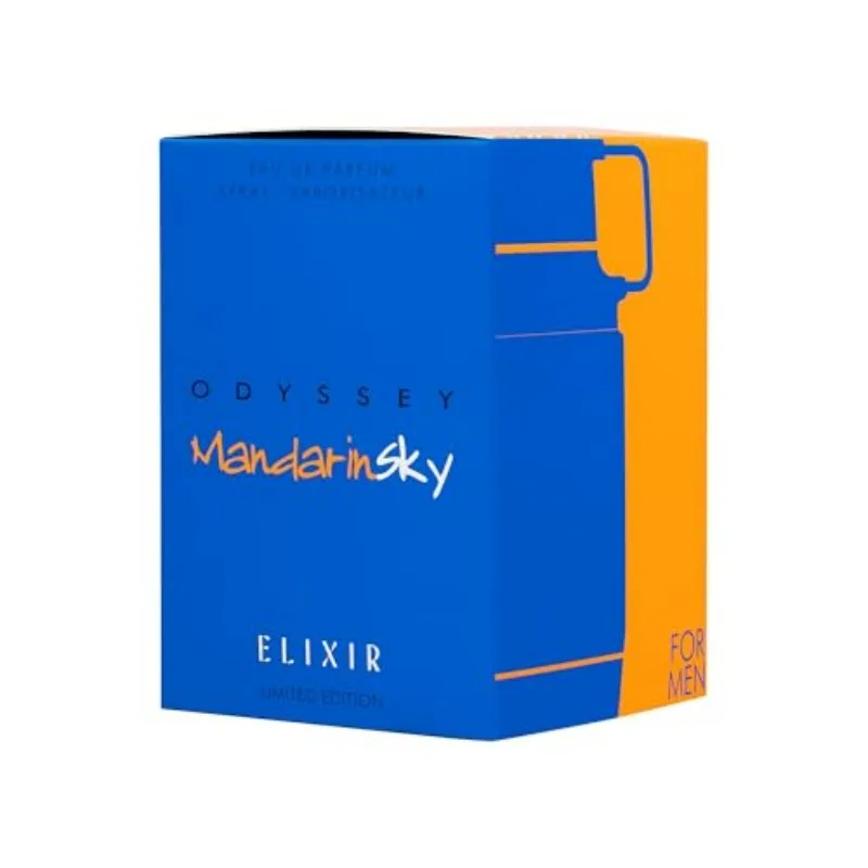 Armaf Odyssey Mandarin Sky Elixir إصدار محدود للجنسين بخاخ Eau De Parfum، 3.4 أونصة