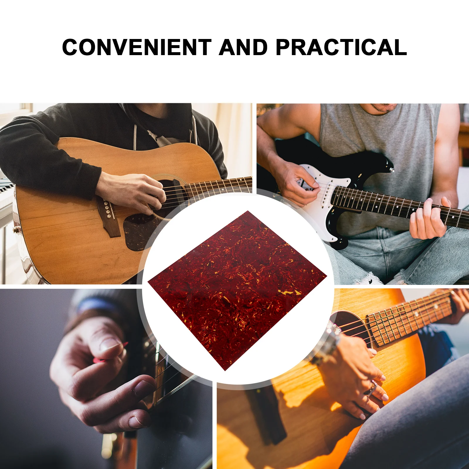 

Guitar Pickguard Scratch Protection Sticker for Acoustic Classical Blanks (partial Material Is PVC)