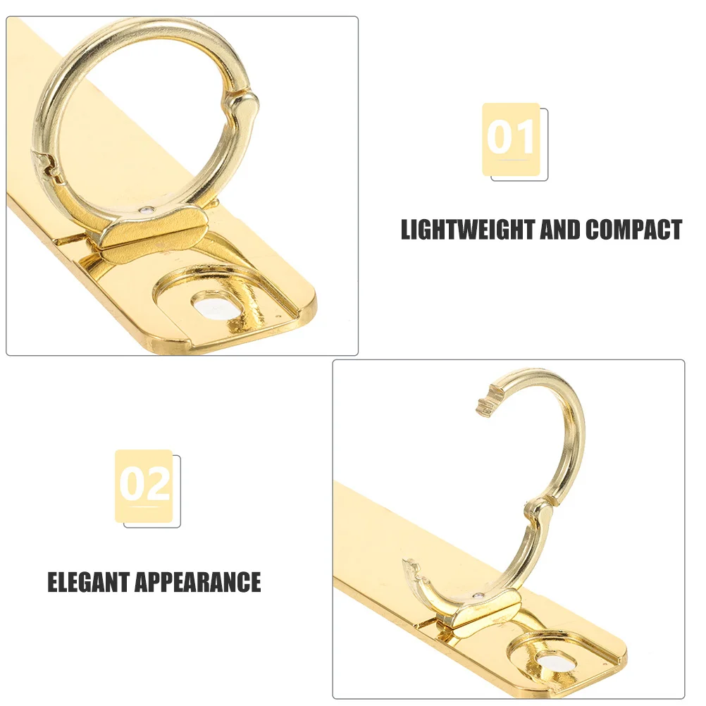 2 قطعة العالمي فضفاضة ورقة الموثق خواتم معدنية انفصال ثقبين كليب استبدال ملزمة كليب ل دفتر منظم وثائق