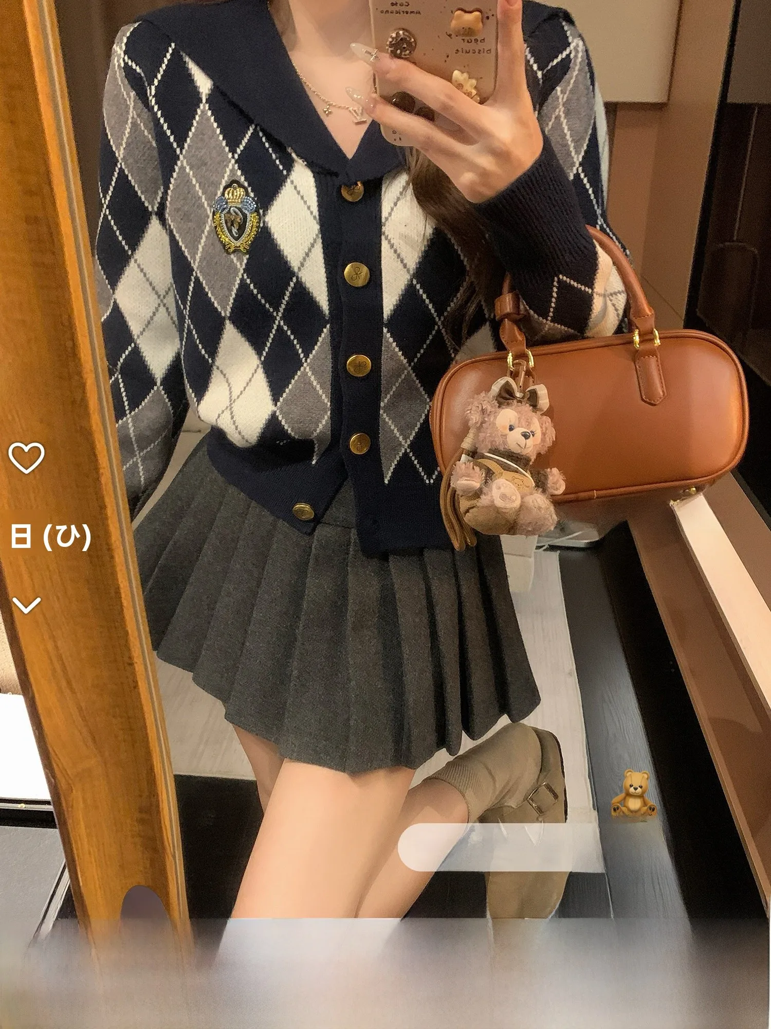 

DDXZ Вечерний корейский Sle College Wind Color Blo с одной пуговицей Вязаный или темно-синий женский свитер с воротником Jaet Ladies