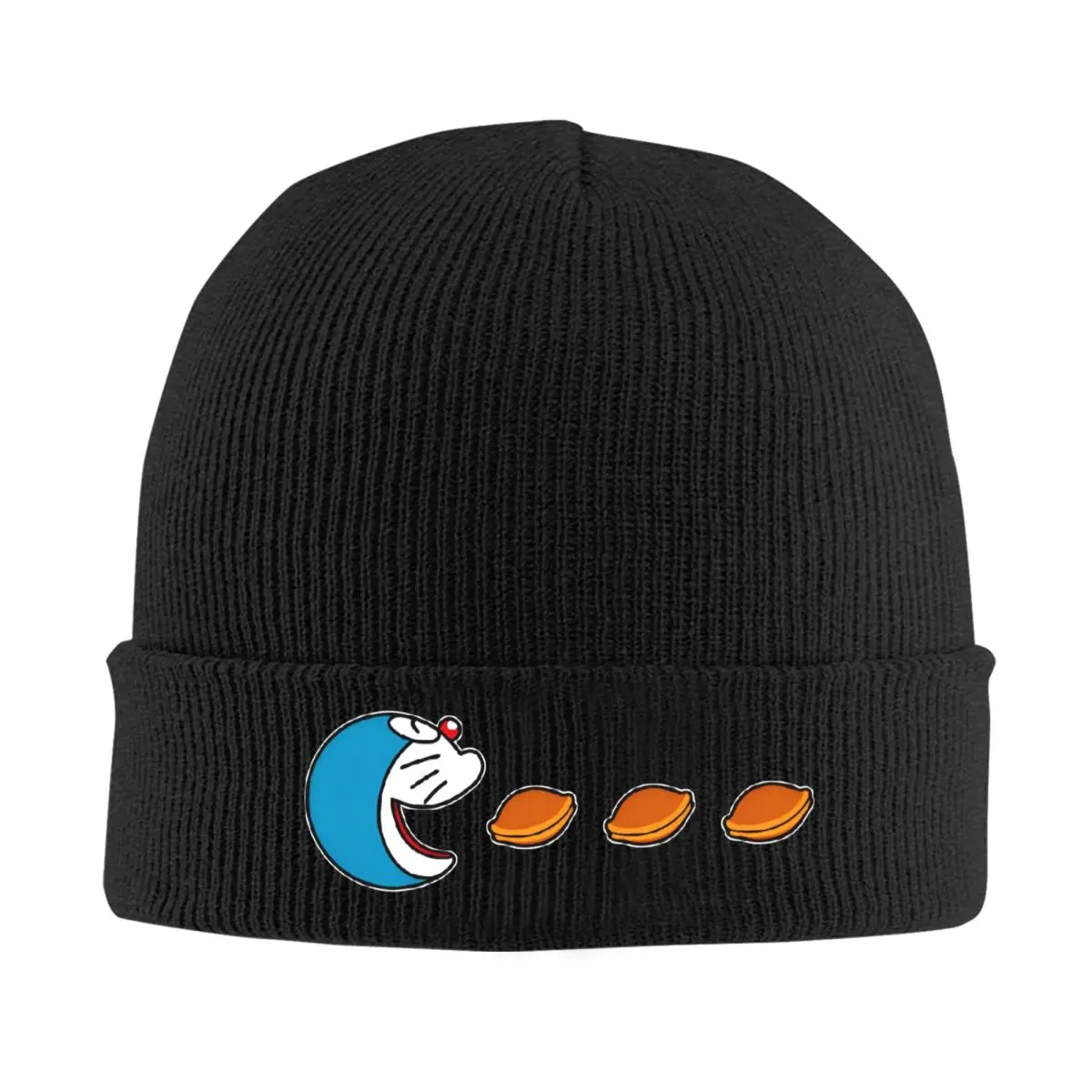 Doraemon Beanie Hats comic Hip Hop Caps Adult Unisex Kpop Knit Hat Winter Graphic Warm Beanie Hat