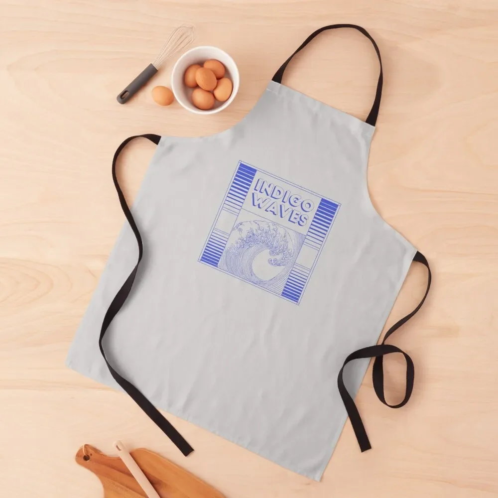 

Greek Wave 2 Apron kitchen and home Women Kitchen Chef jacket men Apron