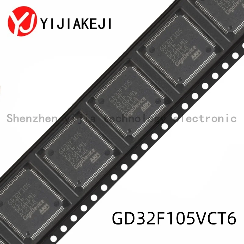 

Original GD32F105VCT6 LQFP-100 ARM Cortex-M3 32-bit microcontroller - MCU chip