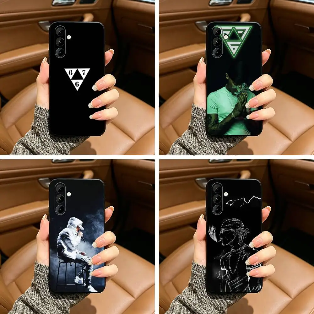 Freeze Corleone 667 Soft Silicone phone Case for Samsung Galaxy A73/A71/A72/A70/A53/A52/A51 - Black