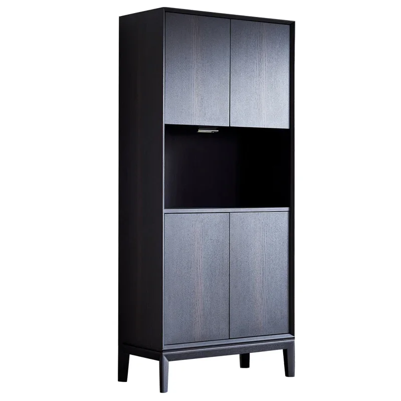 

Lmm light luxury dining side cabinet simple tea cabinet living room storage wall decorative cabinet high style