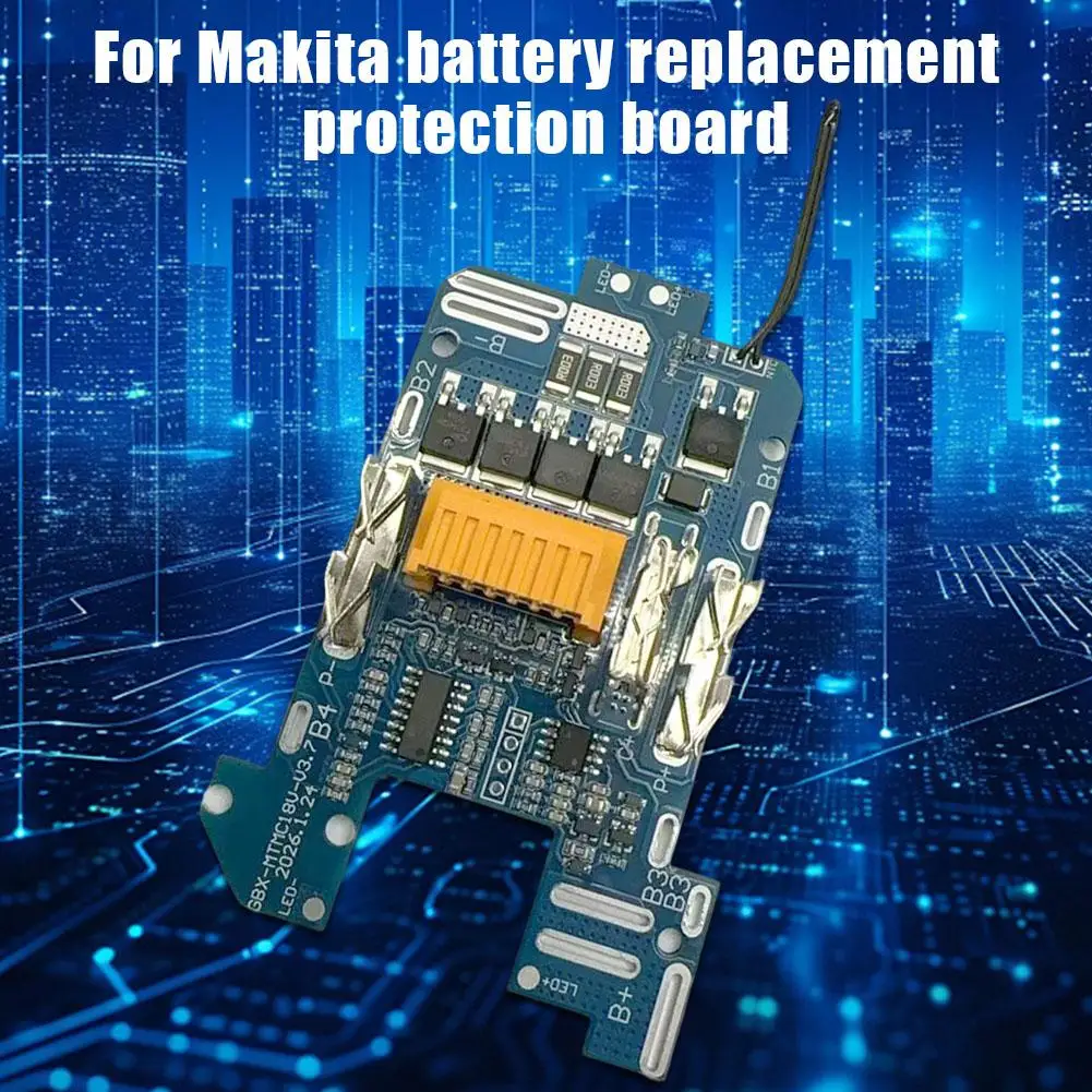 BMS PCBA For MAKITA 18V Li-ion Battery Case Balance Charging Circuit Board Lithium Ion Batteries Pack BL1830 BL1860 BL1890 - view 3