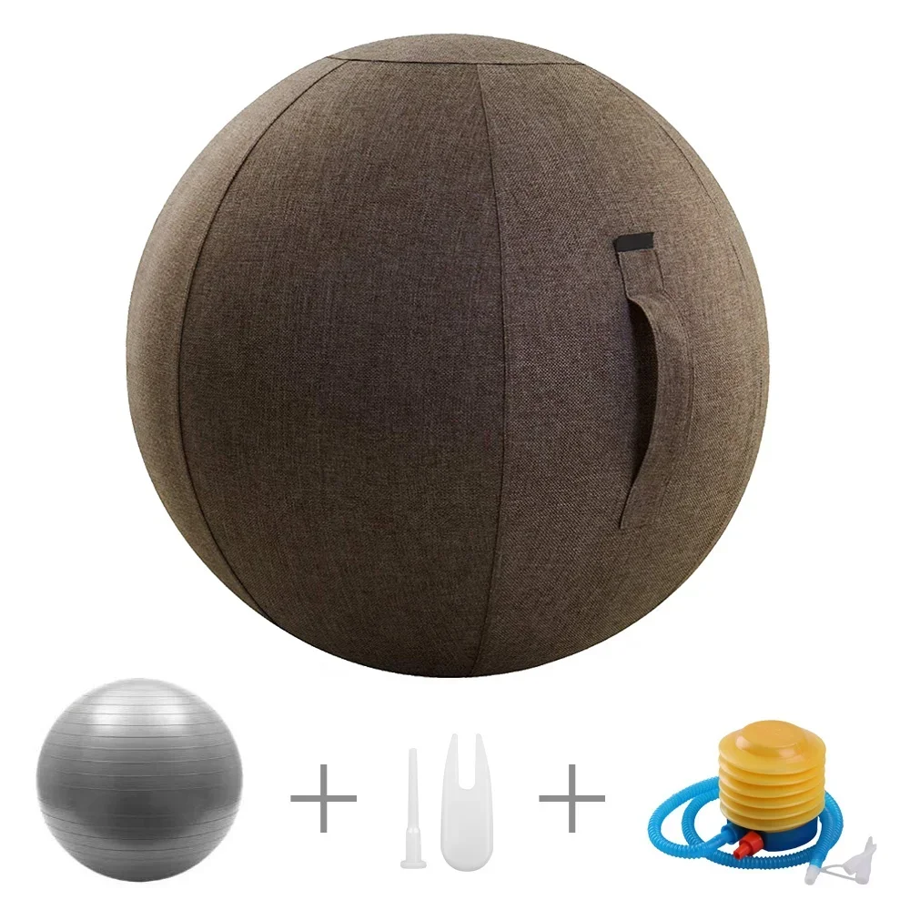 65cm Home Office Chair Sitting Ball Chair Yoga Ball Cover For Home Office