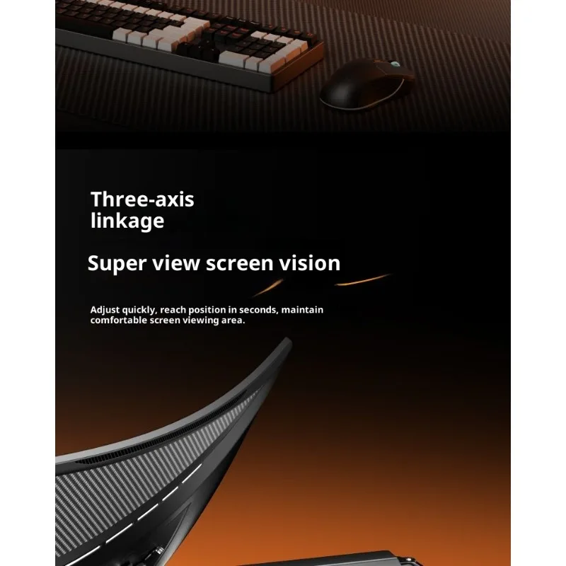 ذراع مراقبة زنبركي للغاز، ذراع واحد مزدوج، مشبك مكتبي، حركة كاملة، قابل للتعديل، حامل شاشة الارتفاع، دوران، دوار مائل