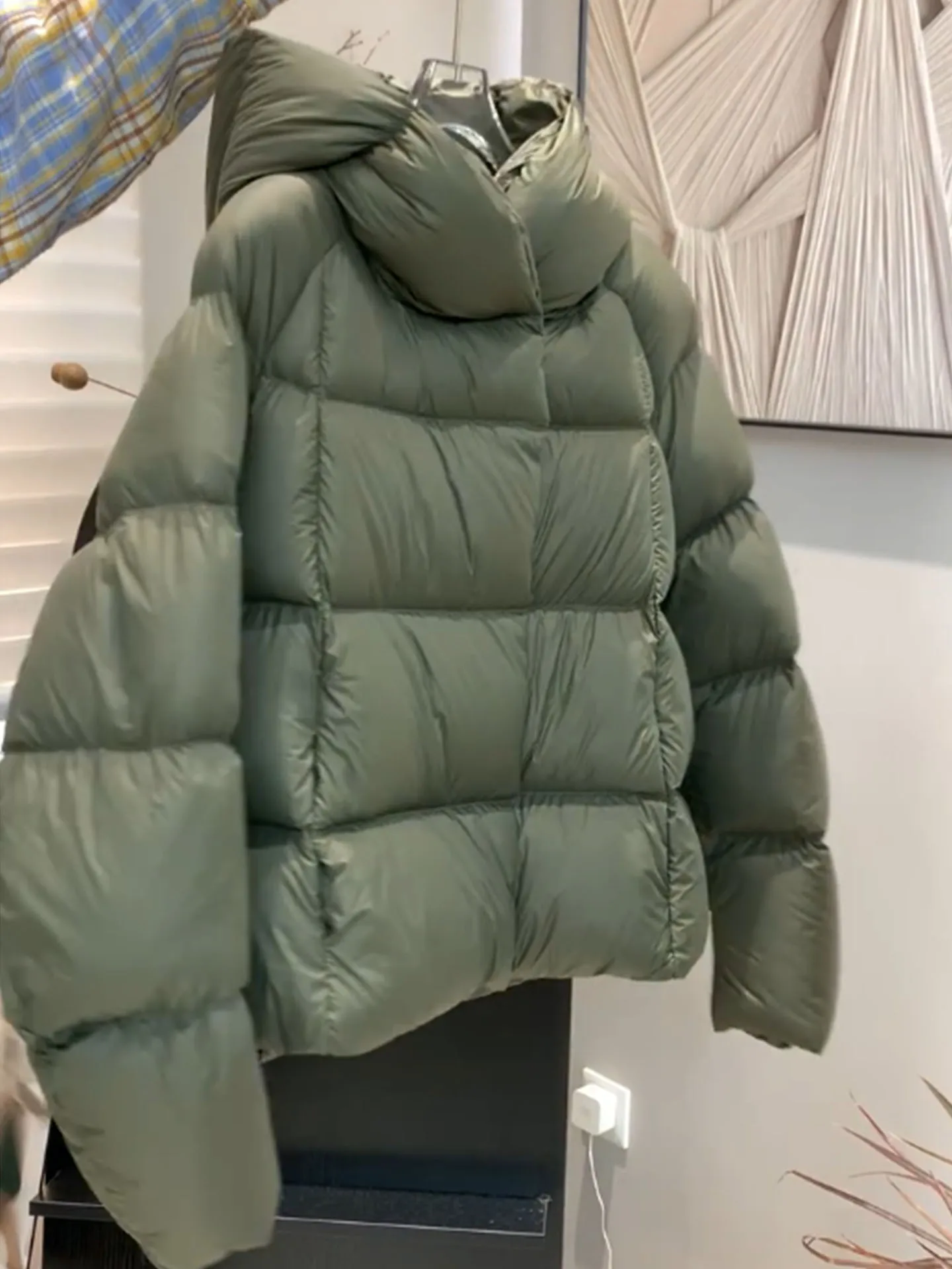 Unique een ort Puffer Jaet femmes 2025 hiver nouveau manteau de pain à capuche Sle petite taille vêtements d'extérieur trajet Faion Polyest...