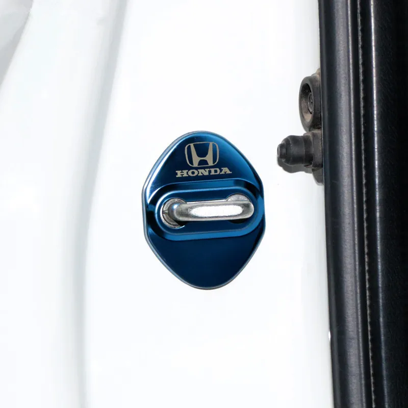 Door Lock Cover case for Mugen Power Honda Civic Accord CRV Hrv Jazz accessories car styling