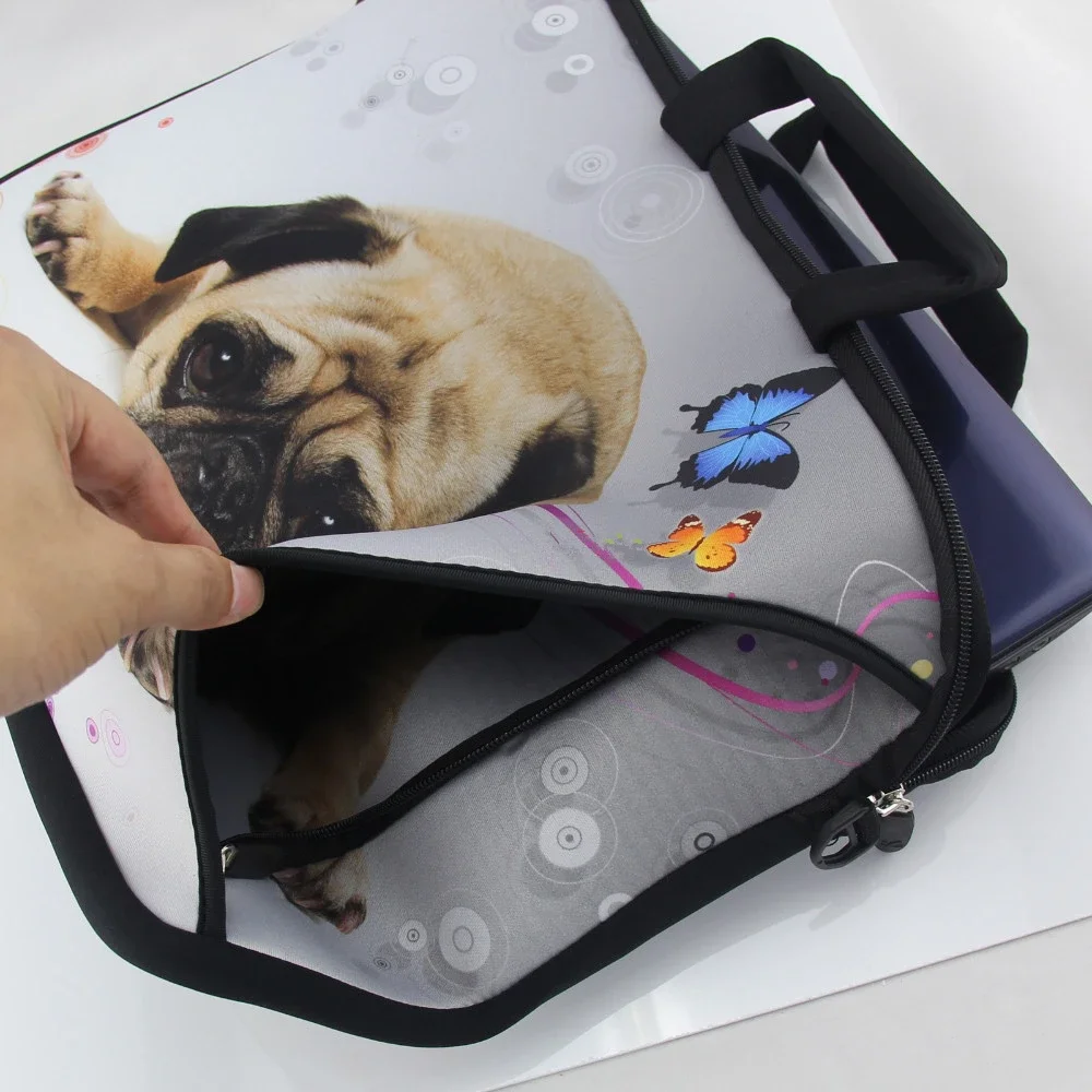 Laptop Bag Sleeve Case Shoulder HandBag Computer pouch Cover For 13 14 15 15.6 17.3 inch Macbook Air Pro HP Huawei Asus Dell