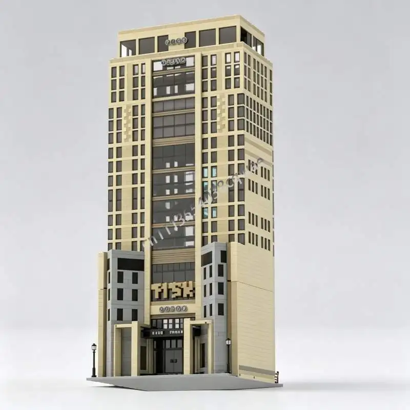 NEW 10193PCS Modular Fisk Tower MOC Creative Street View Model Custom Puzzle Architecture DIY Assembly Blocks TOY Display Gifts