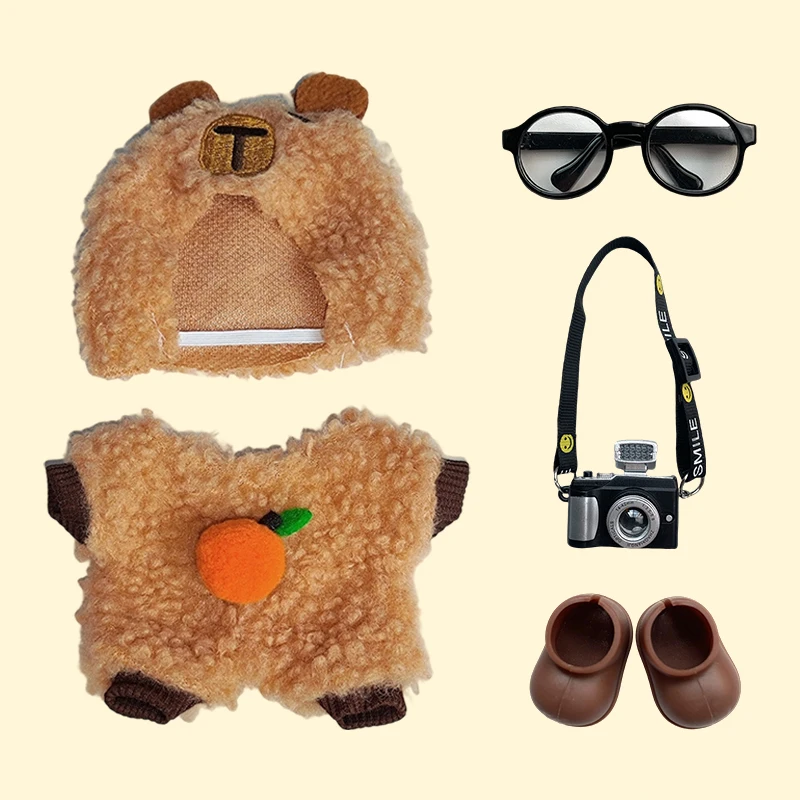 Vestiti di moda Ropa Labubu Vestiti Outfit Accessori per bambole per 15/17 cm Labubu V2 V1 Bretelle per bambole di peluche Vestito