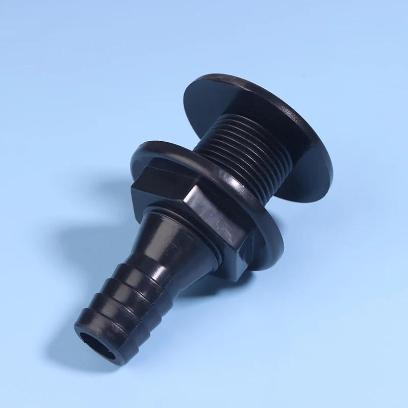 

Соединитель для лодки через корпус 3/4 дюйма, прямой, из АБС-пластика, соединитель для шланга, сливной патрубок, аксессуар для слива воды, фитинг для лодки через корпус