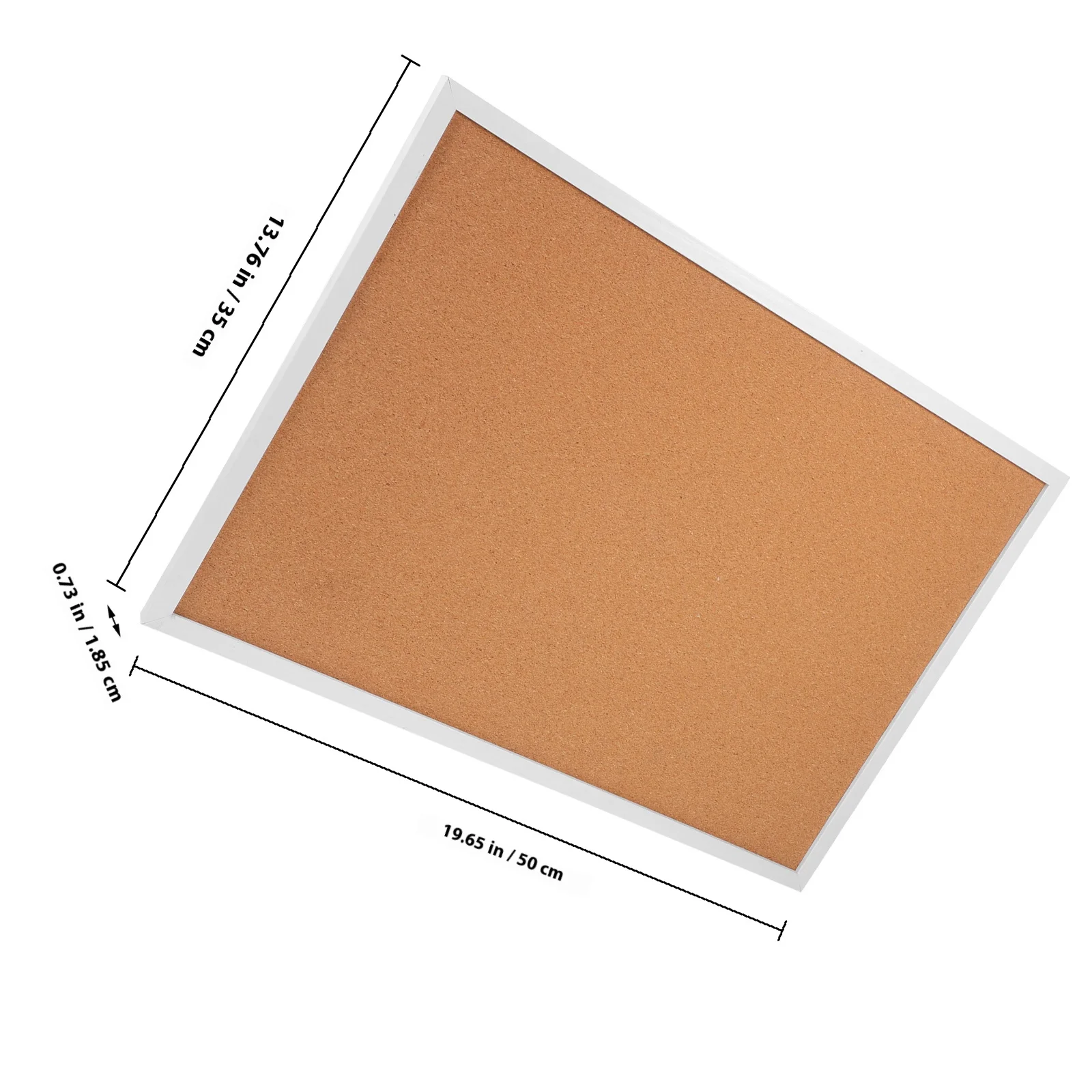 1 set 1 Set Framed Cork Small Bulletin For Office Wall Diy Message Notice Board Thick Cork Wall Board For Notes Photos Memos