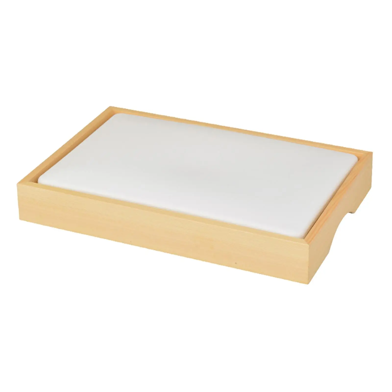 Japanese Sashimi Serving Tray with Ice Plate Wooden Base for Sushi Platter Set Elegant Cuisine Dishes for Home Entertaining