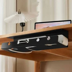 Under Desk Cable Management Cable Tray Under Desk With Clamp Power Strip Cord Holder No Drilling Sturdy Spacious supplies