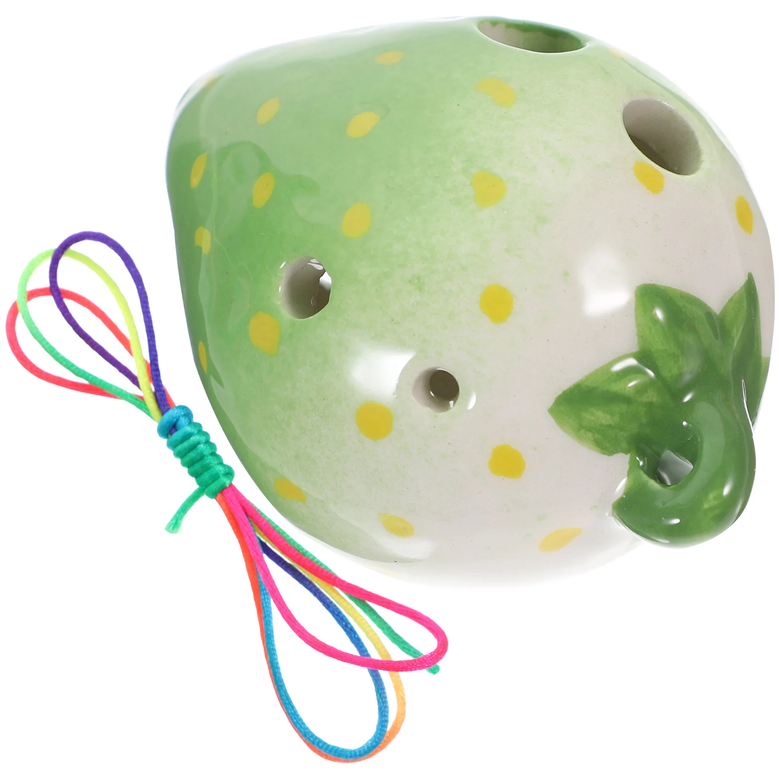 

Hole Ocarina Instrument Lightweight Music Cartoon for Beginners Musical Strawberry Shaped