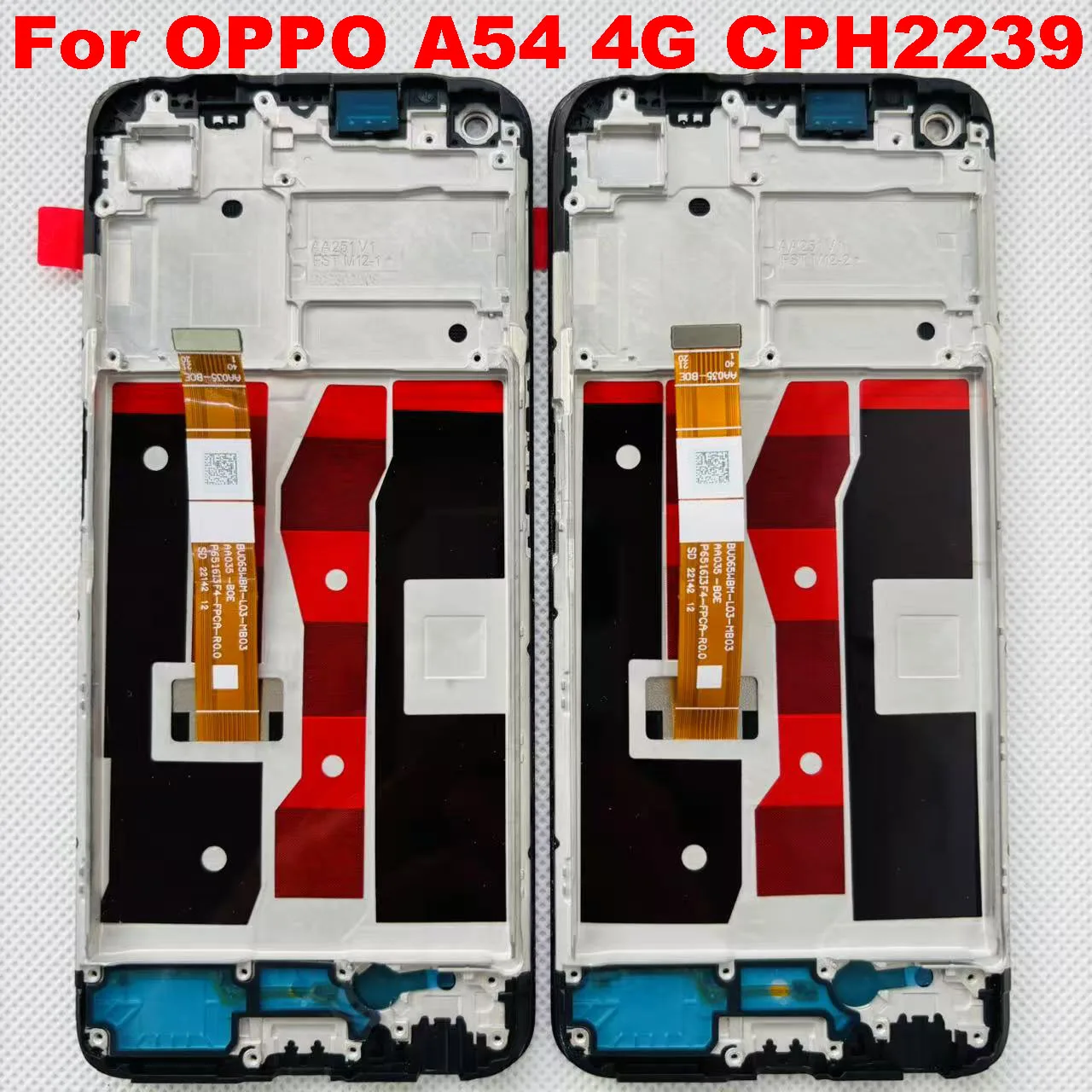 Original AAA Quality high Brightness NEW 6.5''For Oppo A54 4G CPH2239 LCD Display With Frame Digitizer Touch Screen Assembly