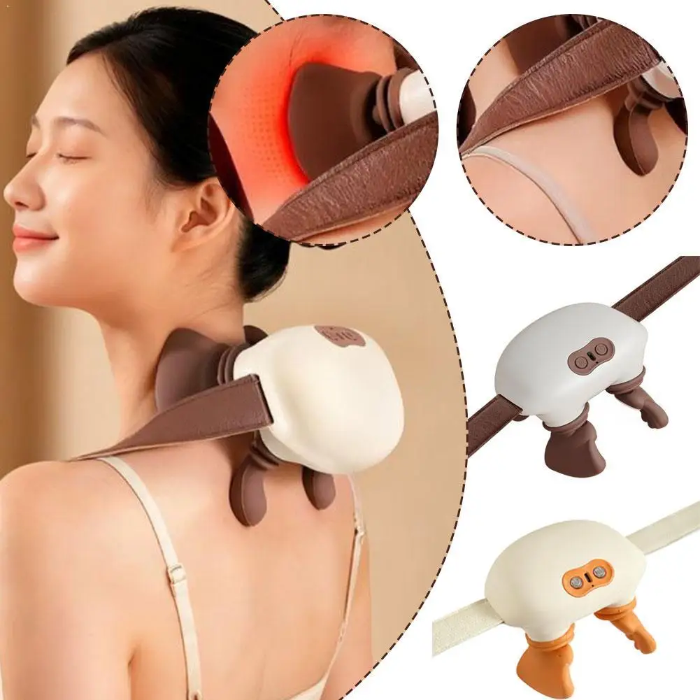 

Mini Rhomboid Muscle Neck Shoulder Massager Portable Electric Neck Kneading Massage Shawl Cervical Vertebrae Relax Back Massager