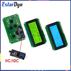 LCD2004+I2C 2004 20x4 2004A Blue/Green screen HD44780 Character LCD /w IIC/I2C Serial Interface Adapter Module for