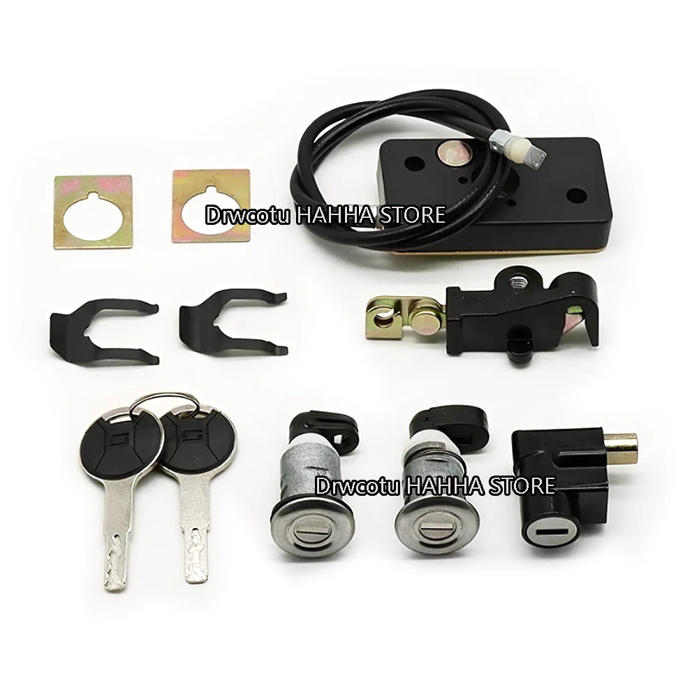 Motorcycle Ignition Switch Lock Set With Keys One-click Start Original Electric Door Lock For Super SOCO CU CU2 CU3 TC TS