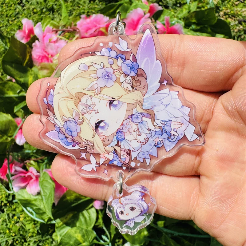 Anime Game Infinity Nikki Cosplay Costumes Key Chain Keychain Accessories Pendant